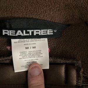 Real tree coat.